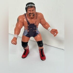 Vintage 1990 WCW RICK STEINER Galoob Wrestling Figure Loose